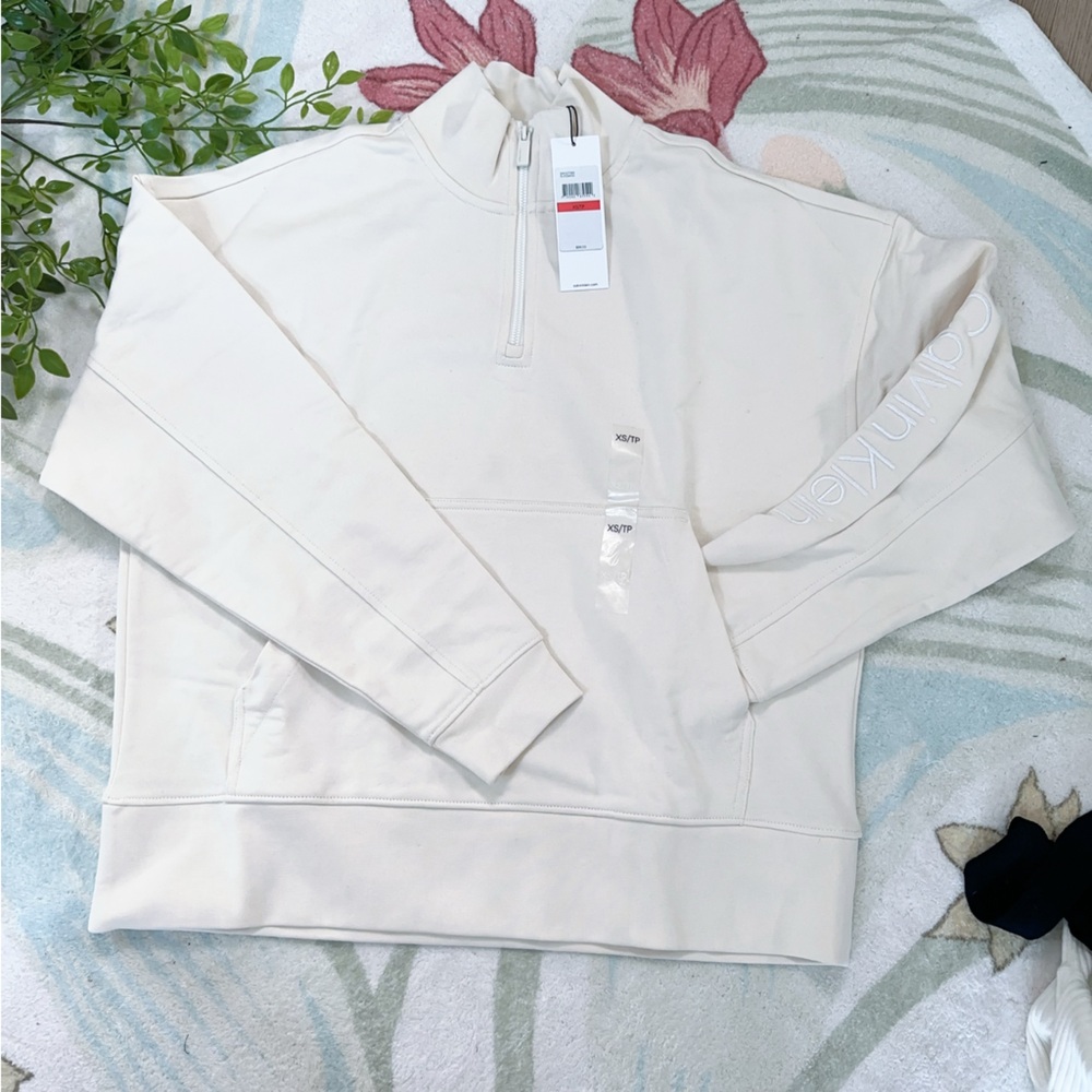 Calvin Klein half zip sweatershirt men xs